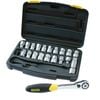 Stanley 21 Piece ThruDrive Socket Set 3/8&1/2" 89-811
