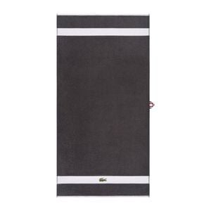 Lacoste LCASUAL Cotton Bath Sheet 90x150cm Towel - Bitume