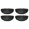 4PK Ecology Element 18cm Stoneware Soup Bowl Round - Raven