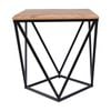 Jensen 50cm Acacia Wood Lamp Table Natural Oak