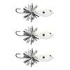 3x Rapala 5cm BX Skitter Frog Topwater Surface Fishing Lures - Pale Bone