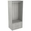 Lugna 2048 x 900 x 580mm Mist Hanging 2 Drawer Storage Cabinet