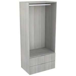 Lugna 2048 x 900 x 580mm Mist Hanging 2 Drawer Storage Cabinet