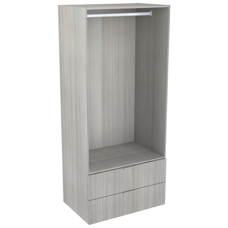Lugna 2048 x 900 x 580mm Mist Hanging 2 Drawer Storage Cabinet