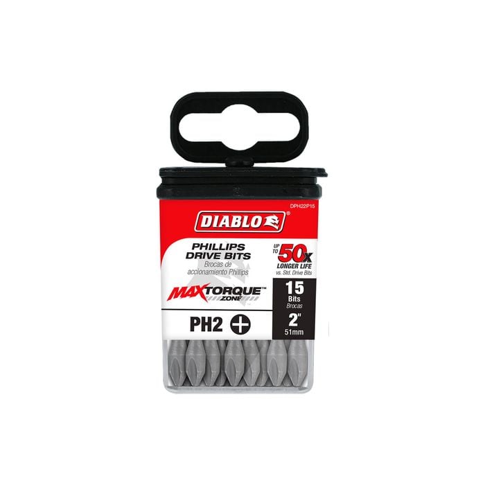 Diablo PH2 2" Power Bit - 15 Pack