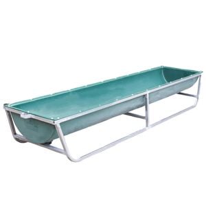 RapidPlas Longline Livestock Feed Trough (8ft) 190 Litre