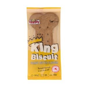 Trusty 1 Piece Peanut Butter Flavour King Biscuit Dog Treats