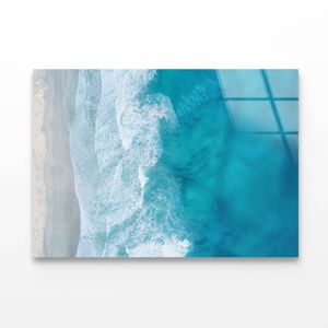 Waves on the Beach   Print 100% Australian Made 50 x 40cm  (Acrylic)