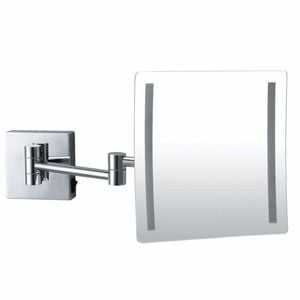 Dolphy 3x Led Magnifying Makeup Mirror - Wall Mount (silver Finish)