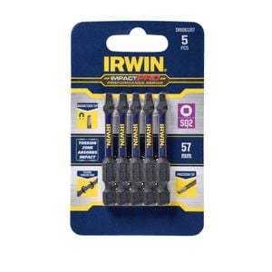 Irwin Impact Pro Performance 57mm SQ2 - 5 Pack