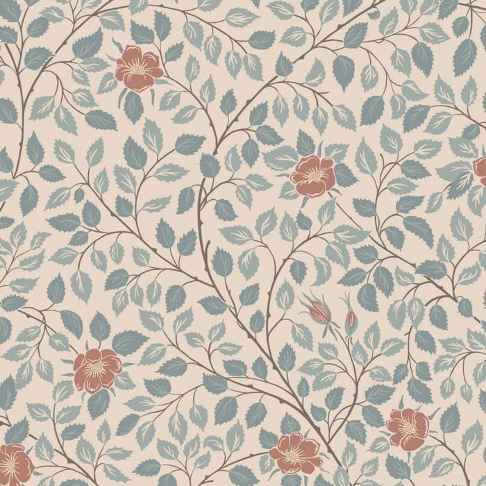Wallpaper Trader Solliden Wallpaper Roll 10.05m X 53cm, Blue
