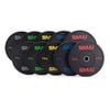 Smai Hd Bumper Plates Set - 150kg Mixed - Multi-coloured