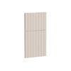 Kaboodle 400mm Cannellini V-Groove Wastebin Panels - 2 Pack