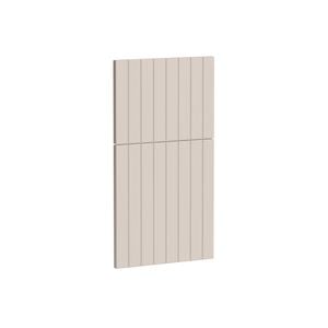Kaboodle 400mm Cannellini V-Groove Wastebin Panels - 2 Pack