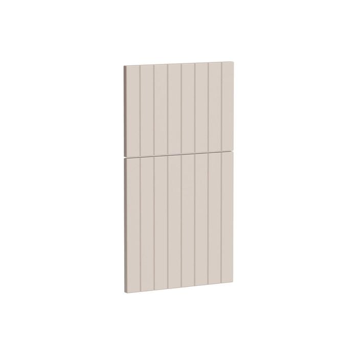 Kaboodle 400mm Cannellini V-Groove Wastebin Panels - 2 Pack