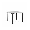 Olg Axis Table 4 Leg Black Frame White Top 900mm Square