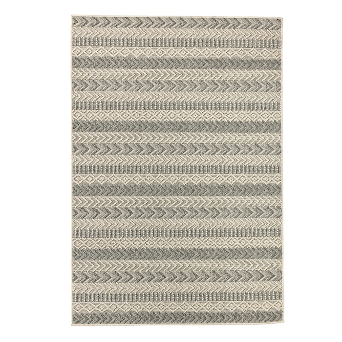 Fab Habitat 80x150cm Armour Striped Outdoor Rug