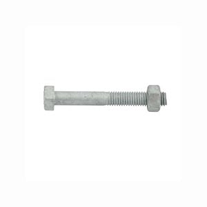 Zenith M8 x 60mm Hot Dipped Galvanised Hex Head Bolt And Nut - Each