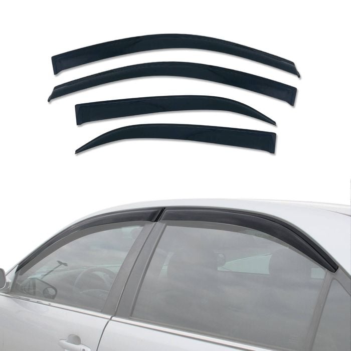 AUSGO Weather Shields for Toyota Camry 2002-2006 Weathershields Window Visors Wind Deflectors