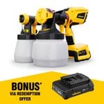 Wagner 18V W600 Flexio Paint Sprayer Cordless Kit