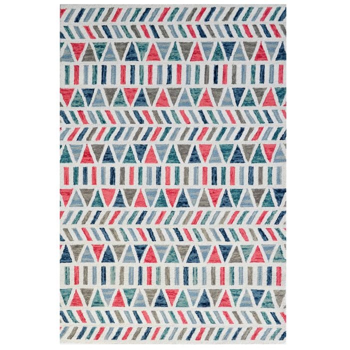 Handmade Abstract Wool Rug-6291-Multi-160x230cm