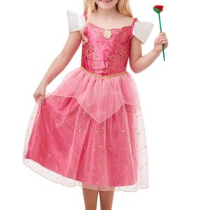 Sleeping Beauty Girls Pink Disney Princess Costume - 6-8