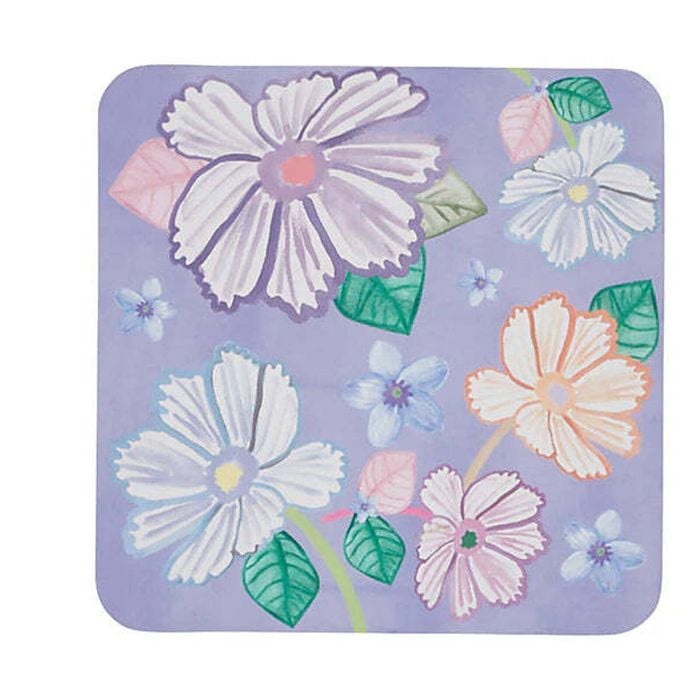 4pc Maxwell & Williams Poppy Love Square Coasters Set Floral Design 10.5cm