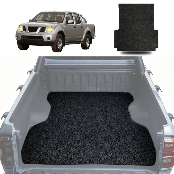 Signature Honeycomb UTE Tub Mat Tray Liner for Nissan Navara Dual Cab 2005 - 2014 - Black