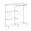 Flexi Storage Home Solutions 1260 x 1270 x 390mm White Double Slot Standing Wardrobe Starter Kit