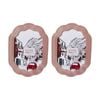 2x Urban Products Millie Pink Decorative Floral Photo Frame 4x6inch