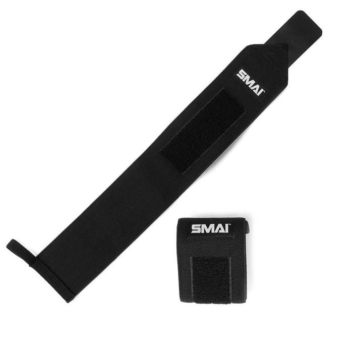 Smai Wrist Wraps - Long - Weightlifting - Black