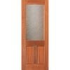 Woodcraft 2040 x 820 x 35mm Internal Door Half Lite Diamond Safety Glass