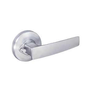 Schlage Satin Chrome Plate Valor Series Aurora Privacy Lever Set