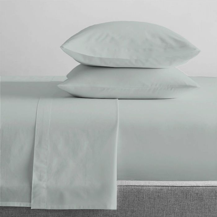Renee Taylor Mega Queen Bed Sheet/Pillowcase 300TC Organic Cotton Bedding Sage