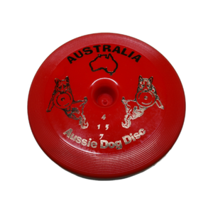 Aussie Dog Products Disc Hard Red (Dog Toy)