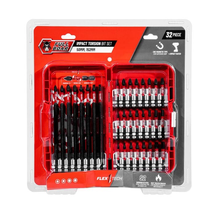 KS Tools 1/4 TORSIONpower Bit TX, 75mm, TB27, met boring, 5 per pak - 7889183671