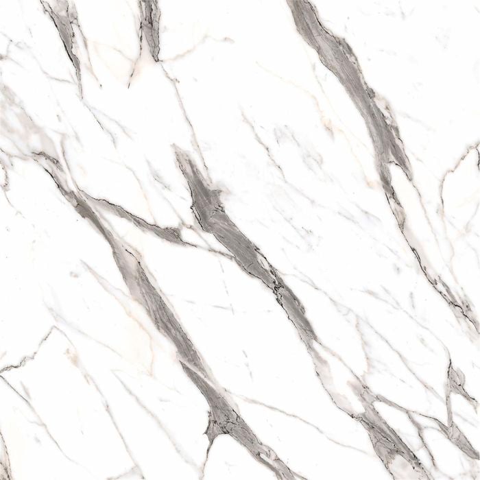 Kaboodle 36 x 621-900mm Calcutta Gloss Single Square Edge Customisable Benchtop