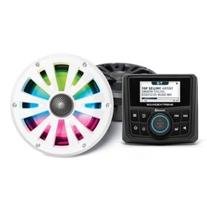 Soundextreme Marine Gauge Size Stereo Radio And 6.5-inch Speaker Pair Kit