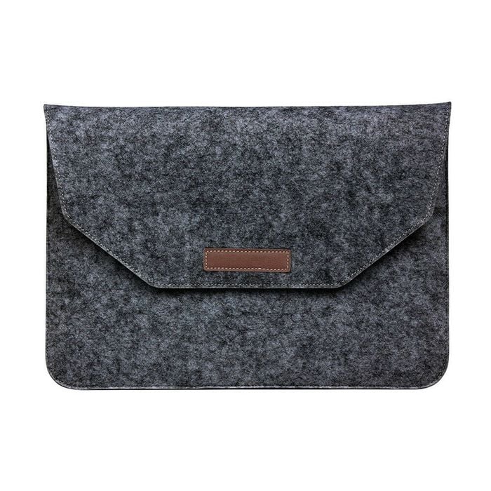 Laptop Wool Felt Sleeve Case Cover Bag Pouch for Different Laptop Models for 11.6'(Dark Grey)