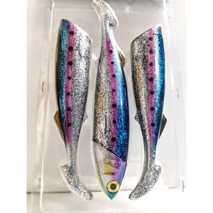 Entice TRex Bluewater Livies Soft Plastic Tuna Game Fishing Lure Purple Pilchard