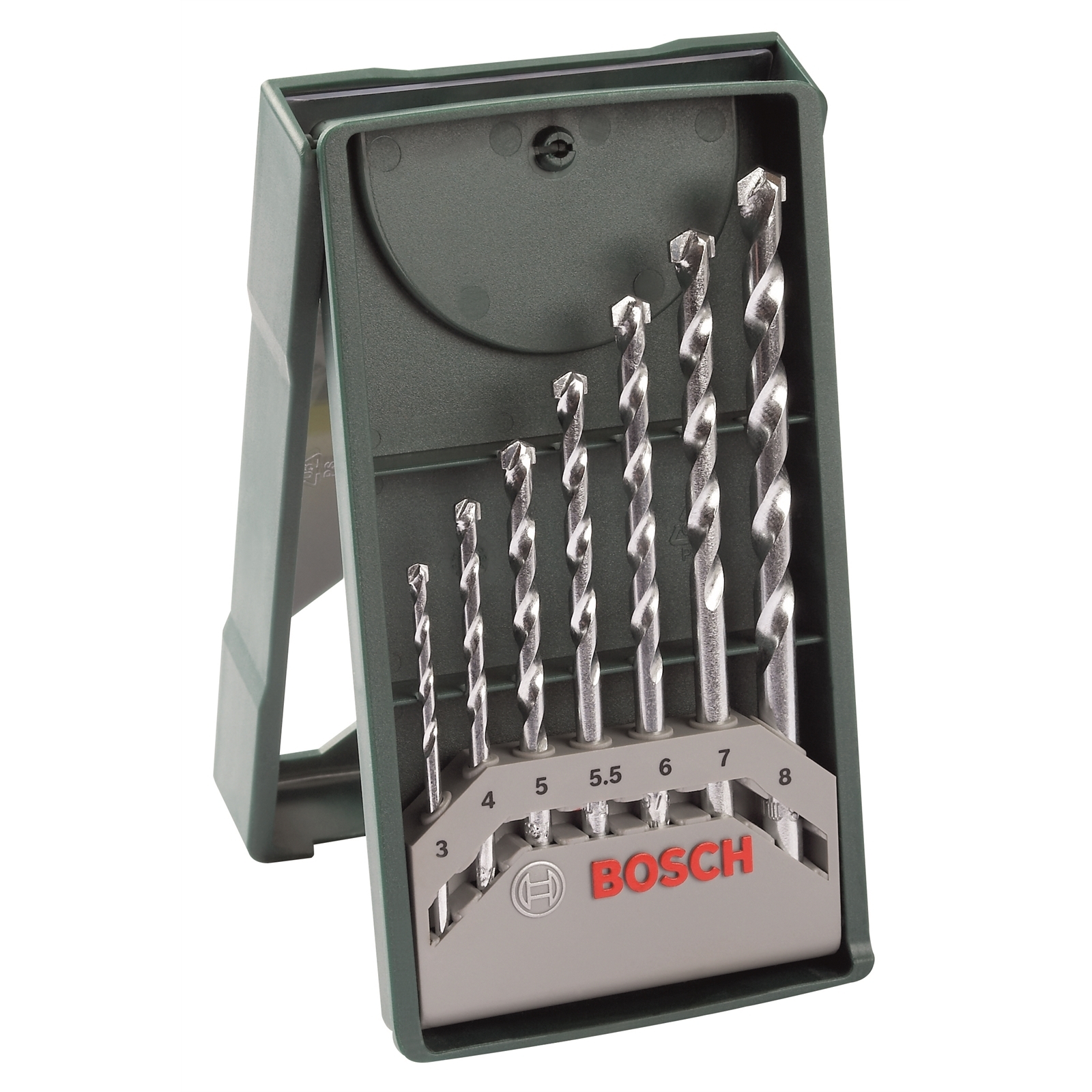 Bosch 7 Piece Green Granite Masonry Hammer Drill Bit Set Bunnings New Zealand