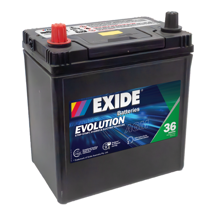 Exide Evolution XB20R-AGM Hybrid Auxiliary Battery