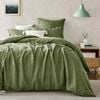 Natural Home Linen 100% European Flax Linen Quilt Cover Set Hunter Queen Bed