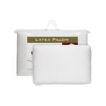 Luxor 100% NATURAL FLAT LATEX PILLOW With FINE WHITE STRETCH COVER