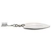 Ecogear Metal Blade For Soft Plastic Fishing Lure Silver Long Leaf