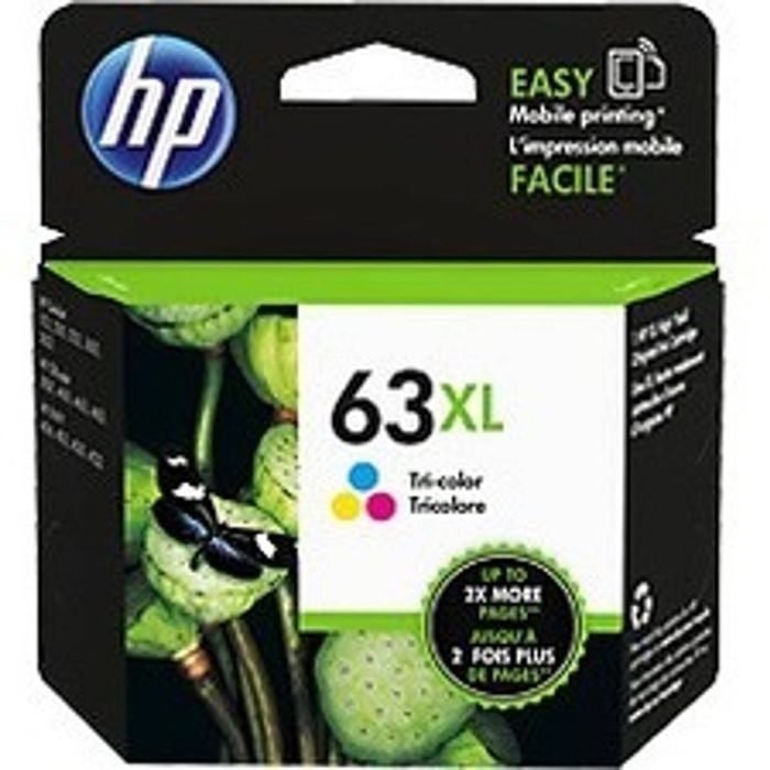 Hp 63xl Original High Yield Inkjet Ink Cartridge - Tri-colour Pack - 300 Pages
