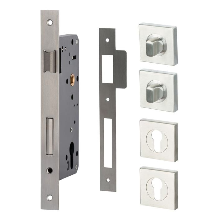 Miles Nelson Round Escutcheon Pull Handle Lock Kit
