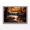 Autumn, Yellow Trees & Water   Print 100% Australian Made 90x60cm  (Poster)