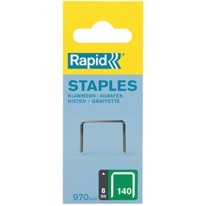 Rapid 8mm 140 Series Staples - 970 Pieces
