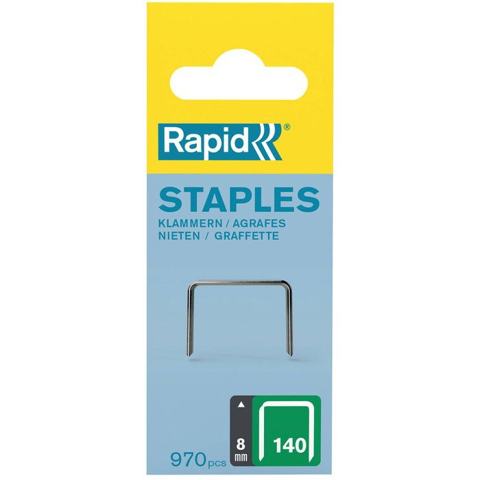 Rapid 8mm 140 Series Staples - 970 Pieces